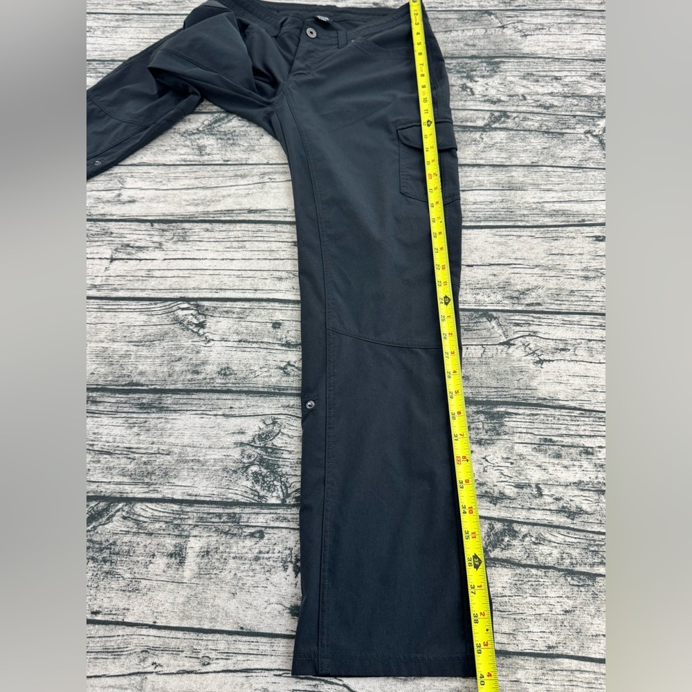 kühl Women's Splash Roll-up, Dark Gray Straight Leg Cargo Pants, Size 8 Regular - Picture 10 of 16